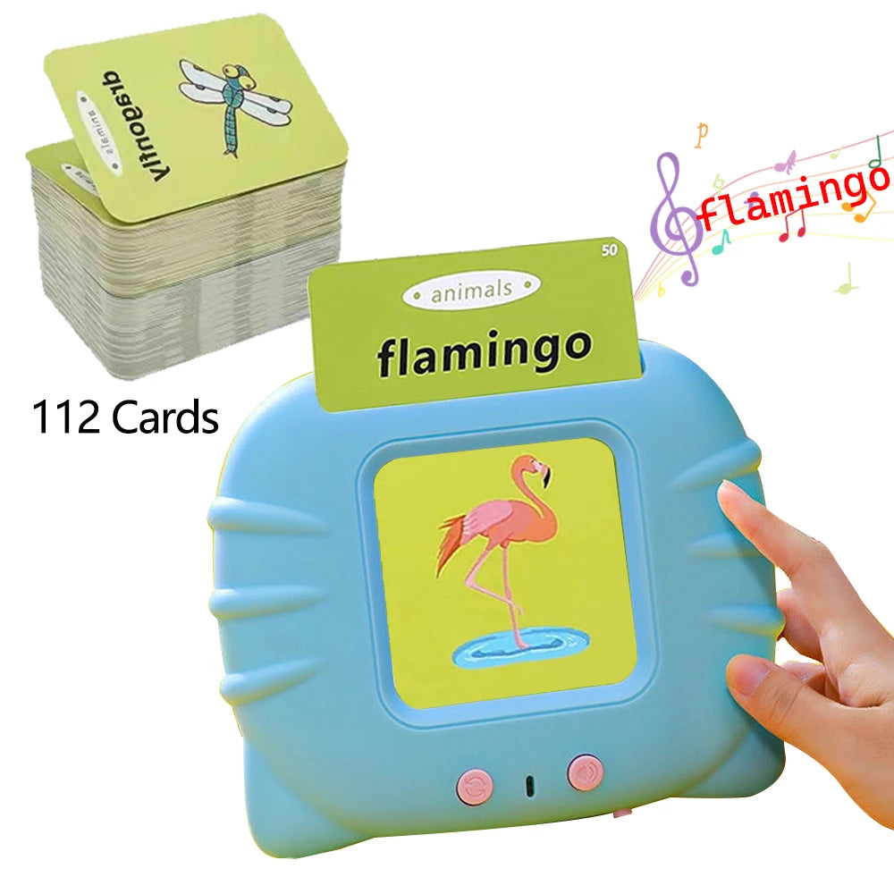 Early Education Flash Card Talking Flashcards for Kids Preschool Electronic Early Education Machine Gift Toddlers Montessori Toy