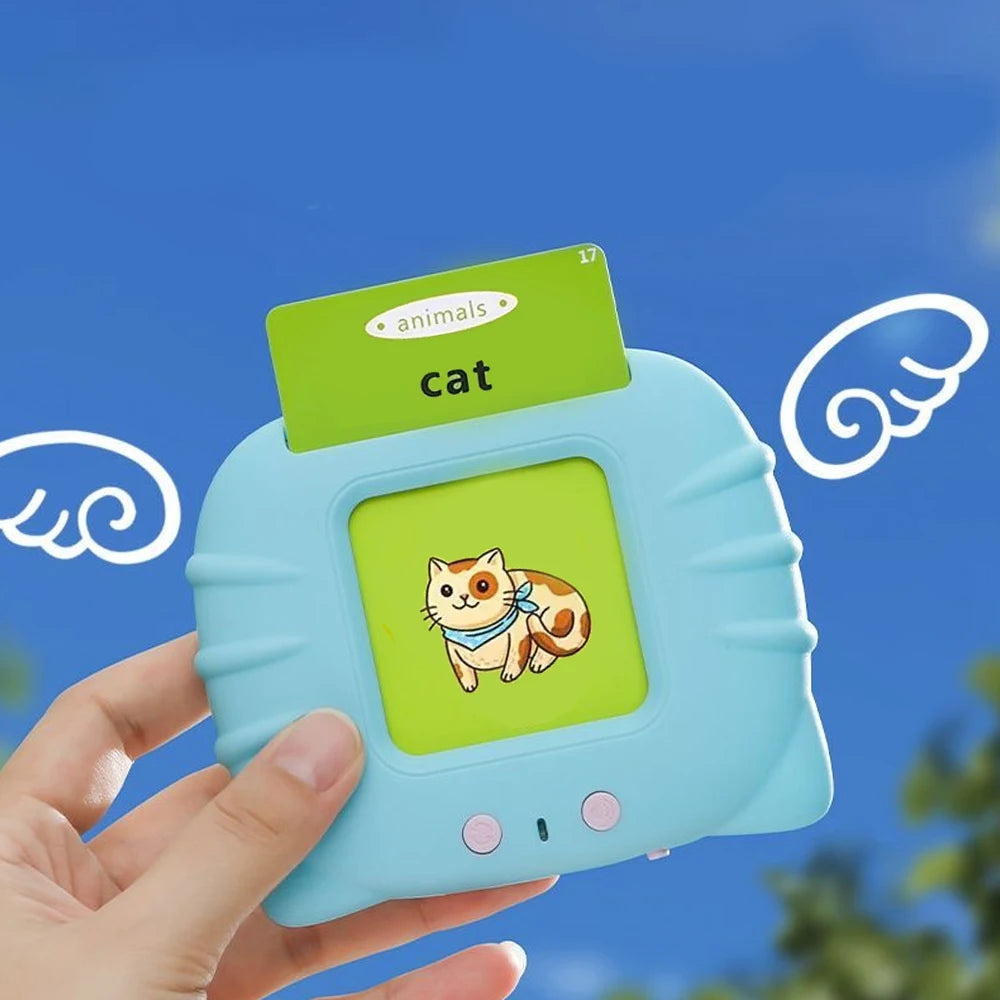 Early Education Flash Card Talking Flashcards for Kids Preschool Electronic Early Education Machine Gift Toddlers Montessori Toy